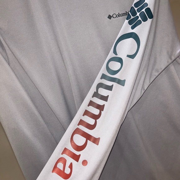 Columbia Men's Gray Long Sleeve Tee - Picture 3 of 3